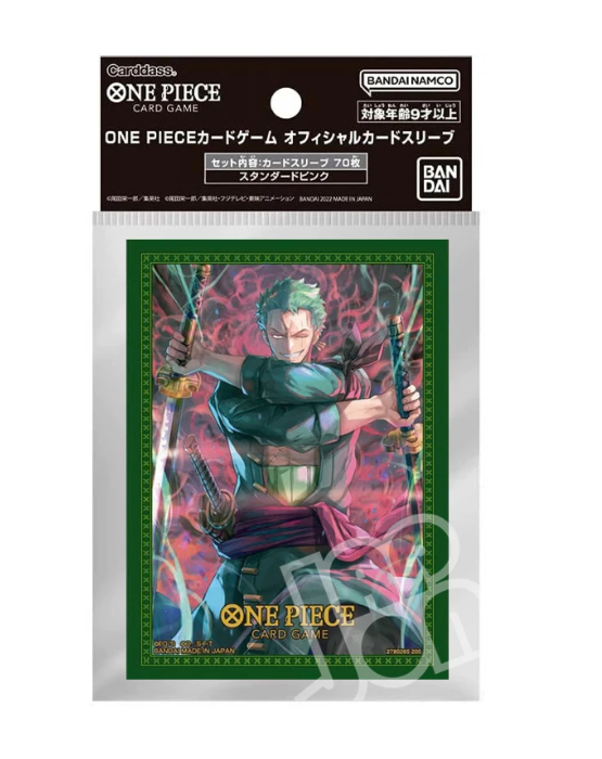 One Piece Card Game Official Sleeves 11 Roronoa Zoro (70)