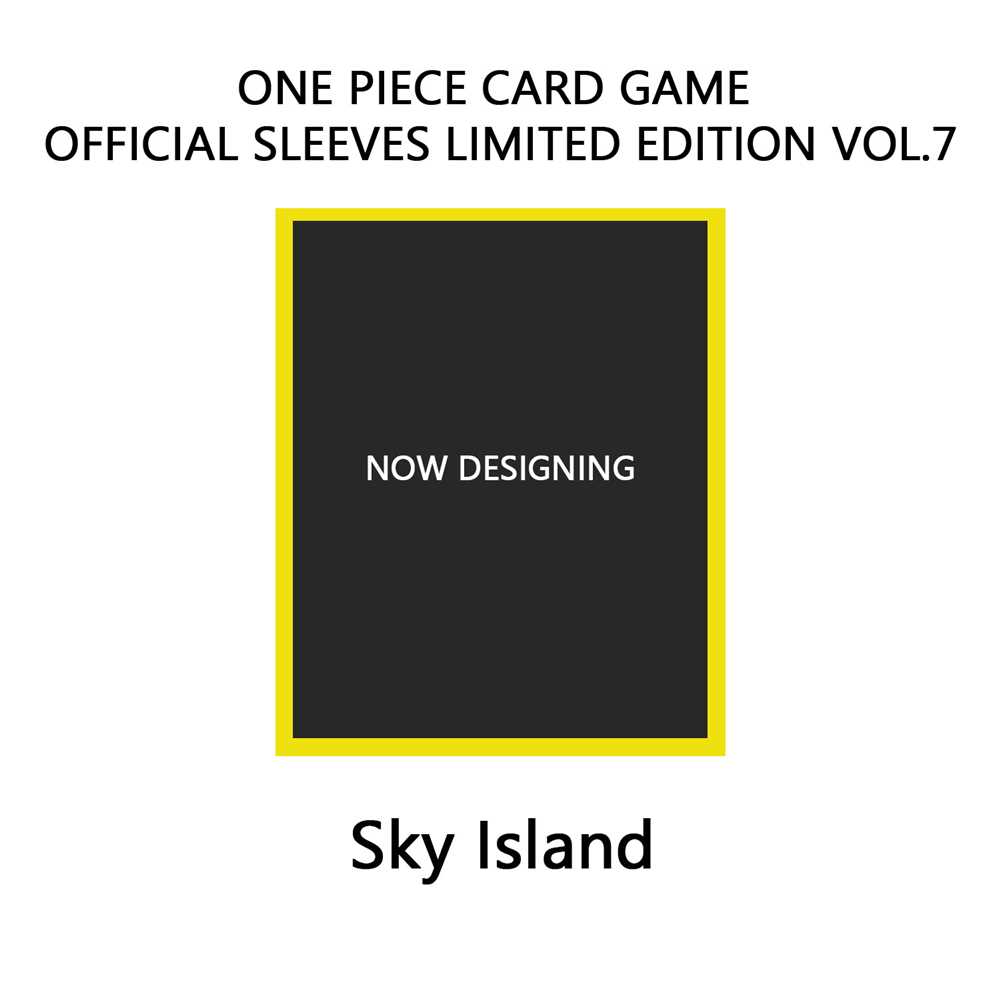 One Piece Card Game Bustine Protettive Uff. TCG+ Stores Lim. Edit. Vol.7 - Sky Island